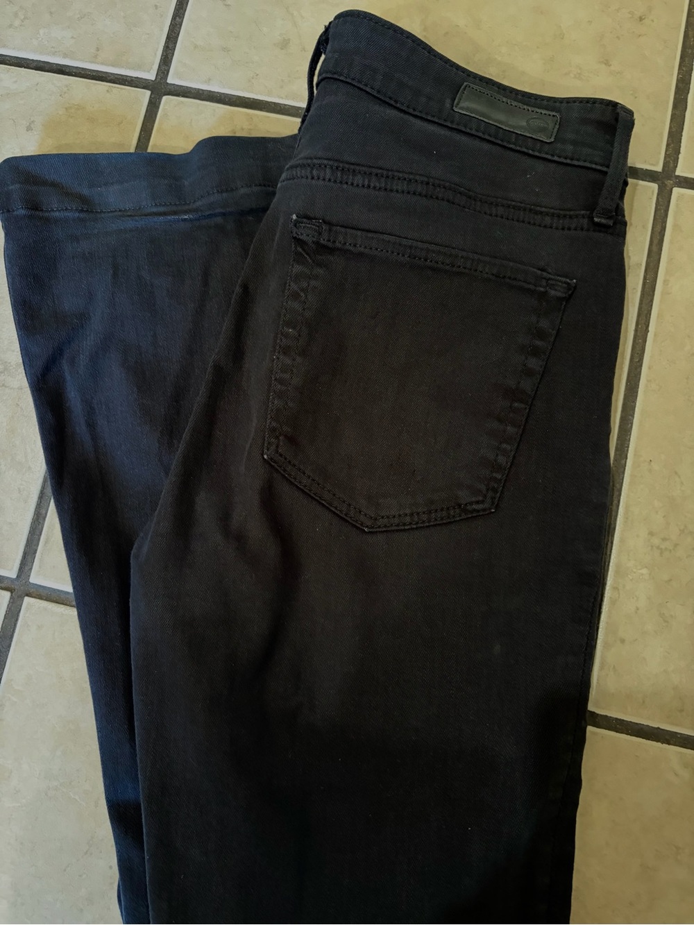 AG Black High Rise Bootcut Jeans Size 27